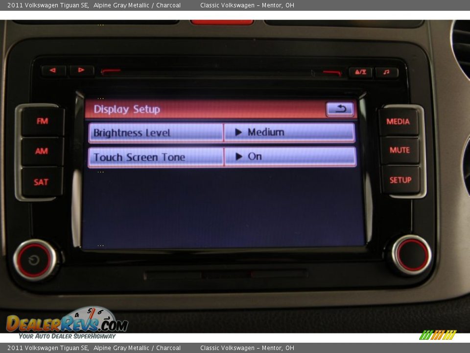 2011 Volkswagen Tiguan SE Alpine Gray Metallic / Charcoal Photo #18