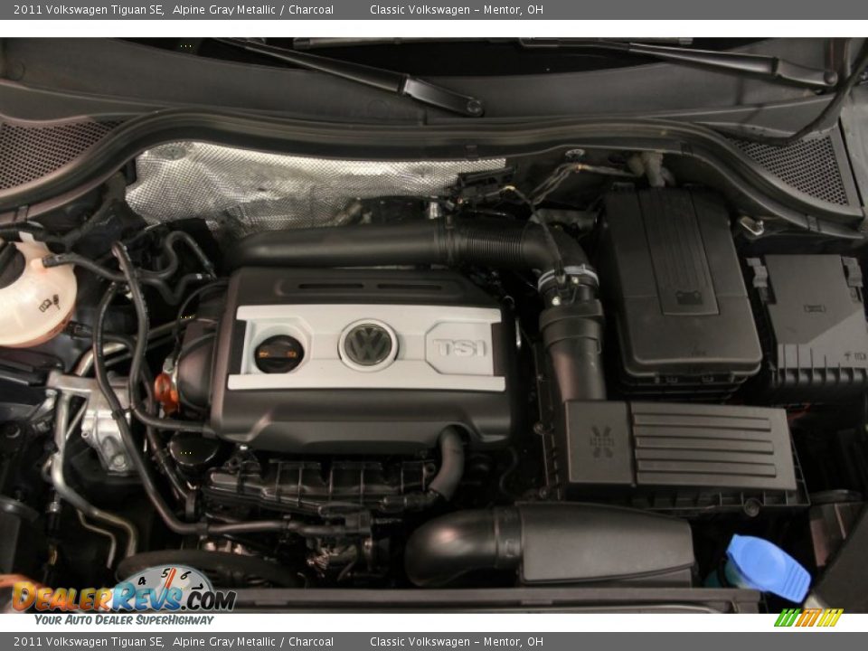 2011 Volkswagen Tiguan SE Alpine Gray Metallic / Charcoal Photo #26