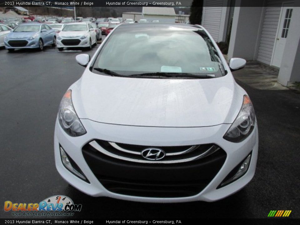 2013 Hyundai Elantra GT Monaco White / Beige Photo #4