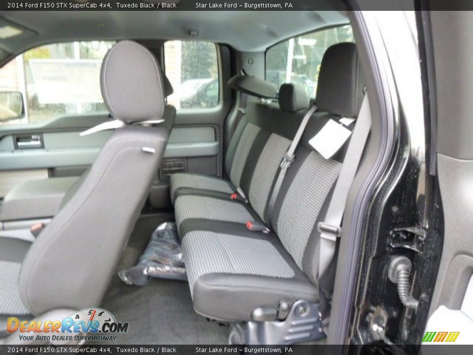 Rear Seat of 2014 Ford F150 STX SuperCab 4x4 Photo #10