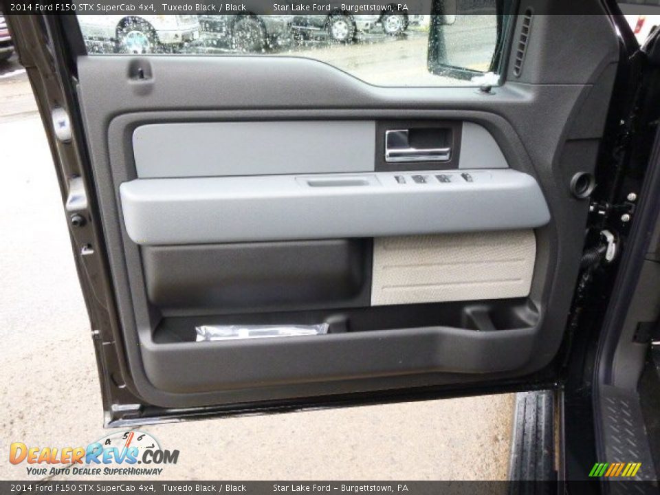 2014 Ford F150 STX SuperCab 4x4 Tuxedo Black / Black Photo #13