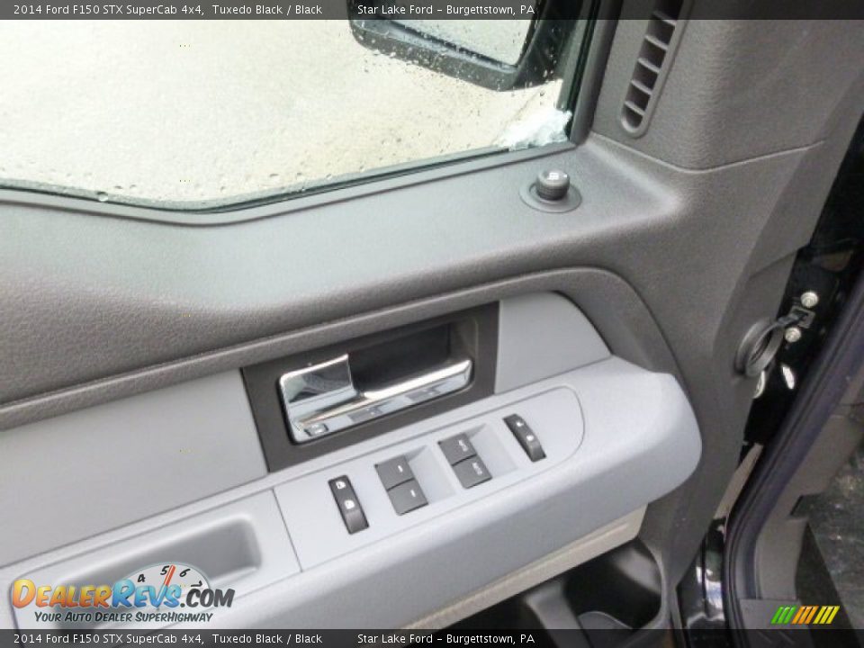 2014 Ford F150 STX SuperCab 4x4 Tuxedo Black / Black Photo #14
