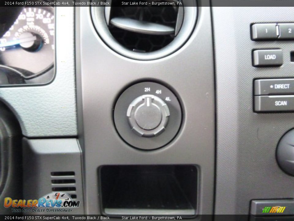 2014 Ford F150 STX SuperCab 4x4 Tuxedo Black / Black Photo #16