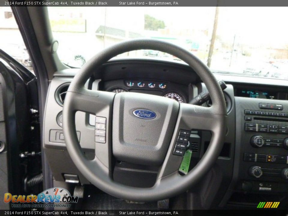 2014 Ford F150 STX SuperCab 4x4 Steering Wheel Photo #17