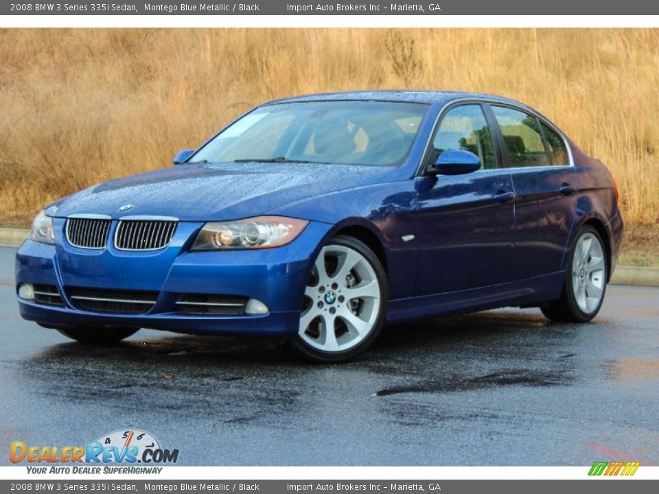 Front 3/4 View of 2008 BMW 3 Series 335i Sedan Photo #3