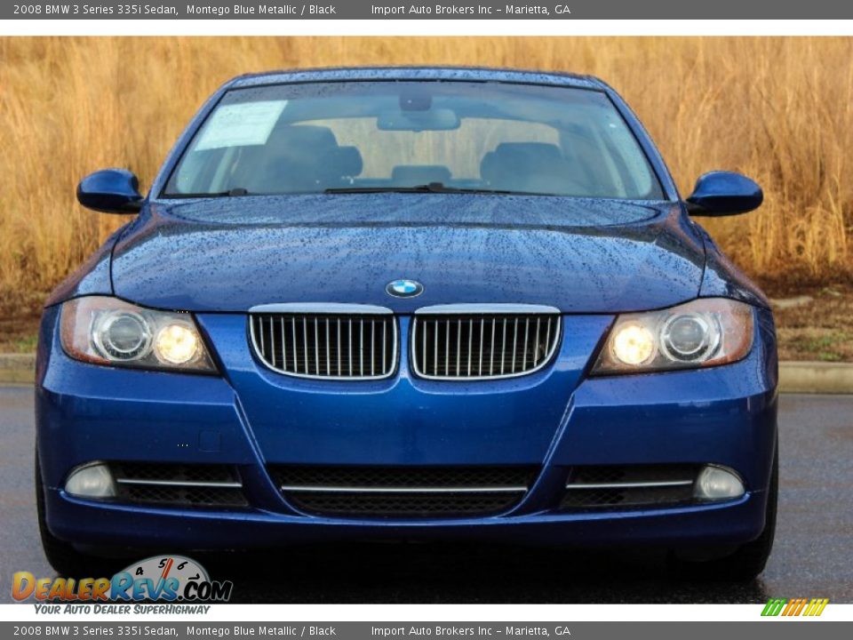 2008 BMW 3 Series 335i Sedan Montego Blue Metallic / Black Photo #4