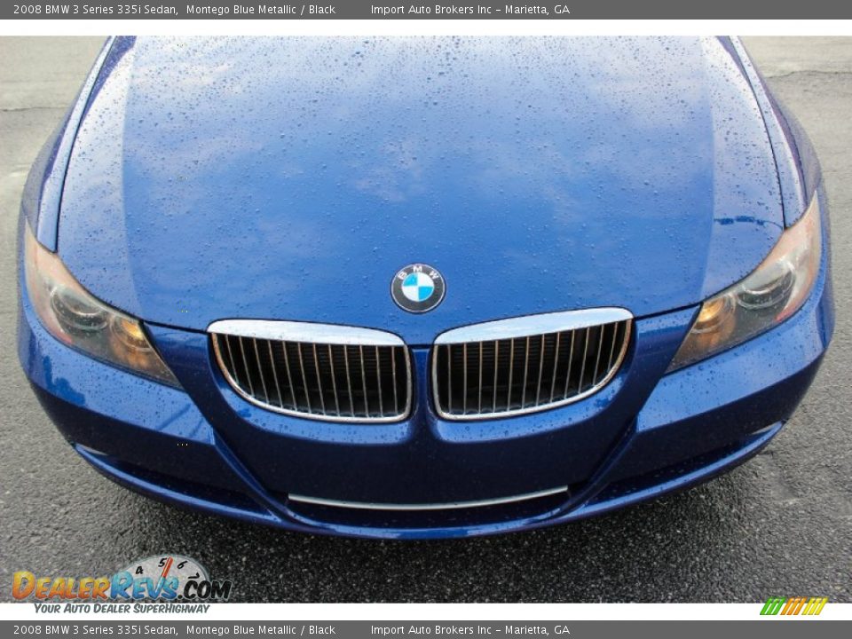 2008 BMW 3 Series 335i Sedan Montego Blue Metallic / Black Photo #5