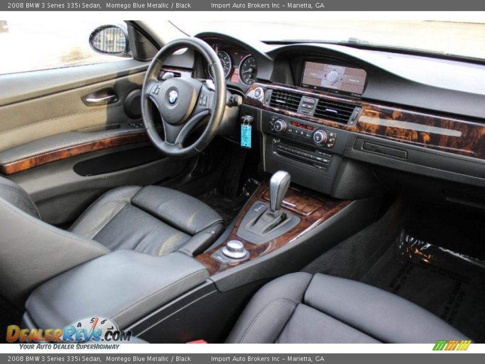 Black Interior - 2008 BMW 3 Series 335i Sedan Photo #11