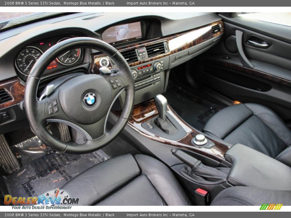 Black Interior - 2008 BMW 3 Series 335i Sedan Photo #12