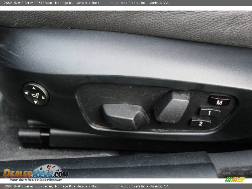 2008 BMW 3 Series 335i Sedan Montego Blue Metallic / Black Photo #16
