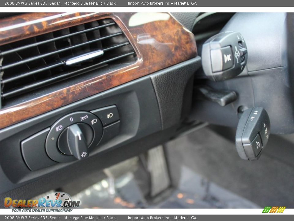 2008 BMW 3 Series 335i Sedan Montego Blue Metallic / Black Photo #17