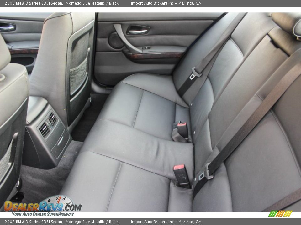 2008 BMW 3 Series 335i Sedan Montego Blue Metallic / Black Photo #18