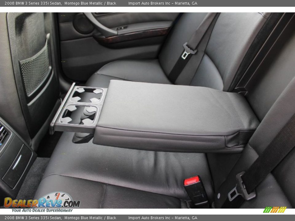 2008 BMW 3 Series 335i Sedan Montego Blue Metallic / Black Photo #19