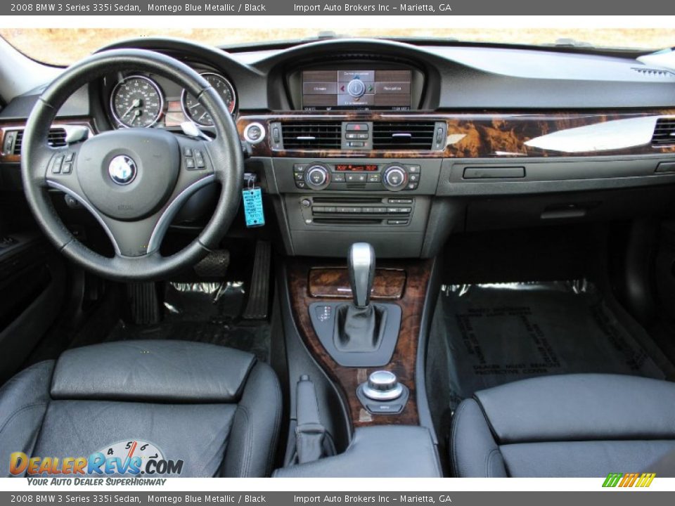 2008 BMW 3 Series 335i Sedan Montego Blue Metallic / Black Photo #21