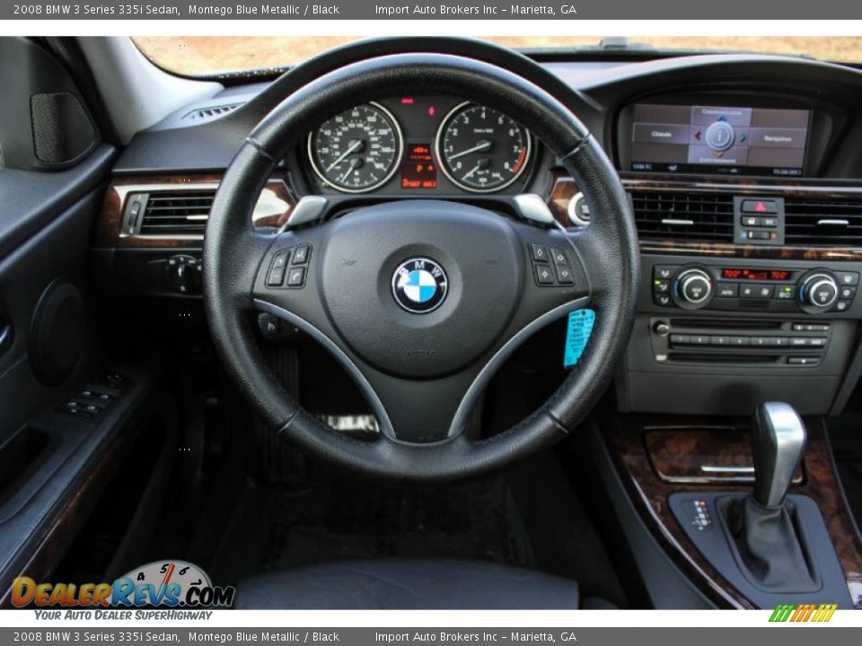 2008 BMW 3 Series 335i Sedan Steering Wheel Photo #22