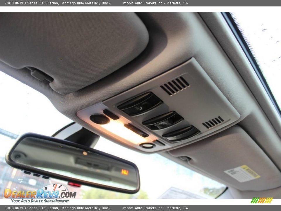 2008 BMW 3 Series 335i Sedan Montego Blue Metallic / Black Photo #27