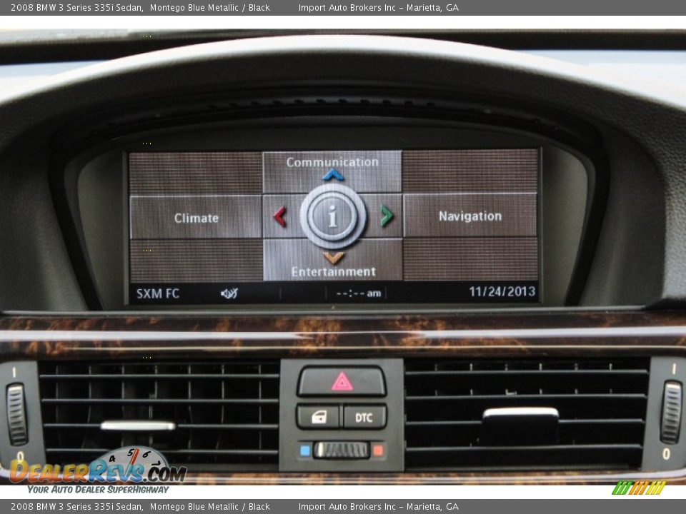 2008 BMW 3 Series 335i Sedan Montego Blue Metallic / Black Photo #29