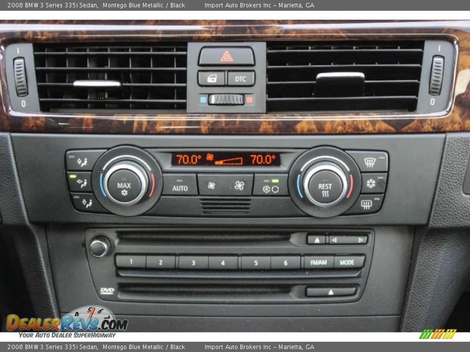 2008 BMW 3 Series 335i Sedan Montego Blue Metallic / Black Photo #30