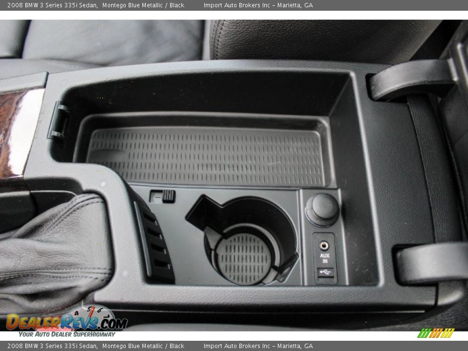 2008 BMW 3 Series 335i Sedan Montego Blue Metallic / Black Photo #34