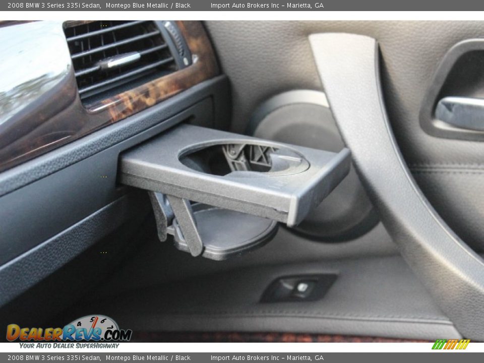 2008 BMW 3 Series 335i Sedan Montego Blue Metallic / Black Photo #35