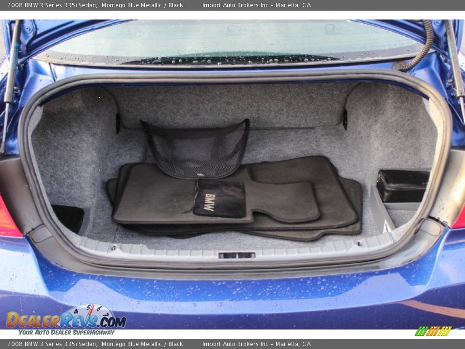 2008 BMW 3 Series 335i Sedan Montego Blue Metallic / Black Photo #36