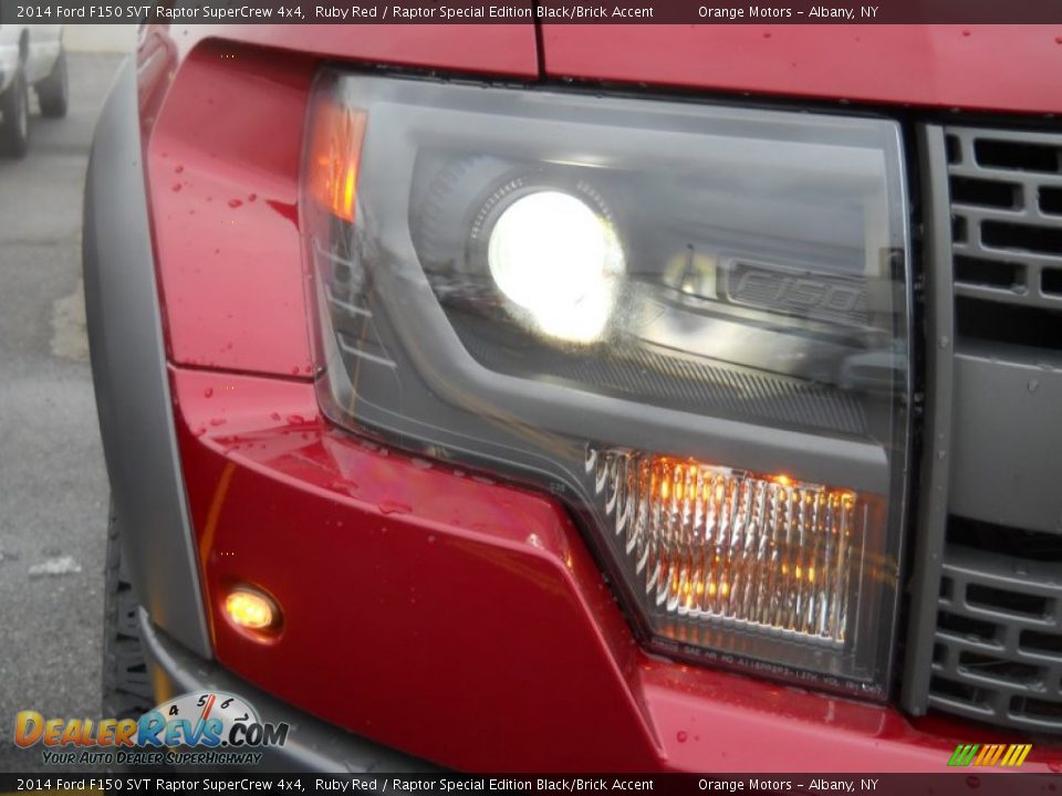 2014 Ford F150 SVT Raptor SuperCrew 4x4 Ruby Red / Raptor Special Edition Black/Brick Accent Photo #9