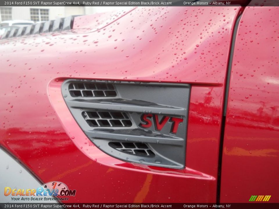 2014 Ford F150 SVT Raptor SuperCrew 4x4 Ruby Red / Raptor Special Edition Black/Brick Accent Photo #14