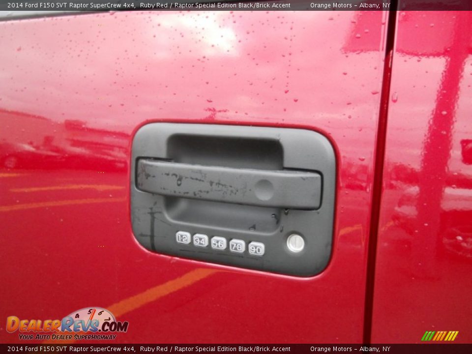 2014 Ford F150 SVT Raptor SuperCrew 4x4 Ruby Red / Raptor Special Edition Black/Brick Accent Photo #17