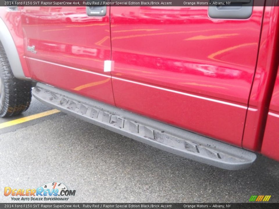 2014 Ford F150 SVT Raptor SuperCrew 4x4 Ruby Red / Raptor Special Edition Black/Brick Accent Photo #18