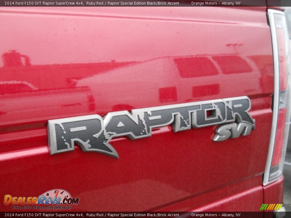2014 Ford F150 SVT Raptor SuperCrew 4x4 Ruby Red / Raptor Special Edition Black/Brick Accent Photo #19