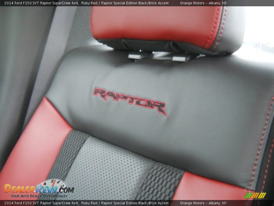 2014 Ford F150 SVT Raptor SuperCrew 4x4 Ruby Red / Raptor Special Edition Black/Brick Accent Photo #24