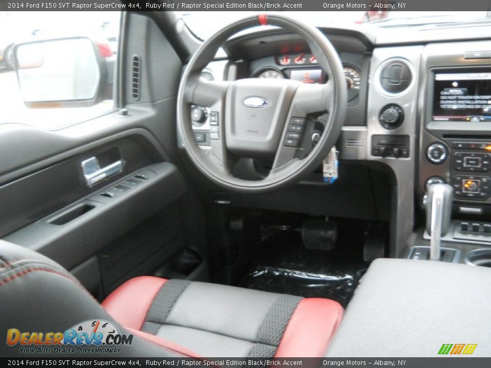 2014 Ford F150 SVT Raptor SuperCrew 4x4 Ruby Red / Raptor Special Edition Black/Brick Accent Photo #26