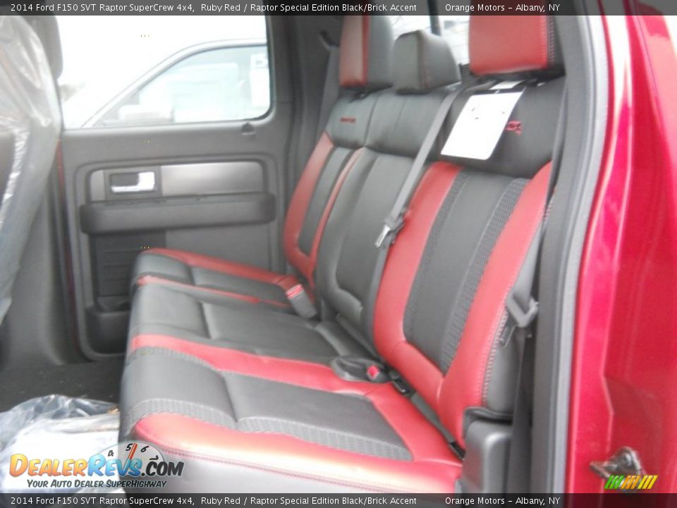 Rear Seat of 2014 Ford F150 SVT Raptor SuperCrew 4x4 Photo #34