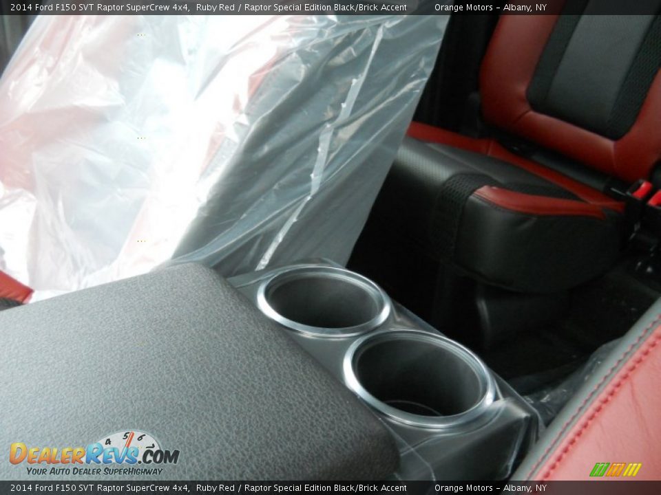 2014 Ford F150 SVT Raptor SuperCrew 4x4 Ruby Red / Raptor Special Edition Black/Brick Accent Photo #36