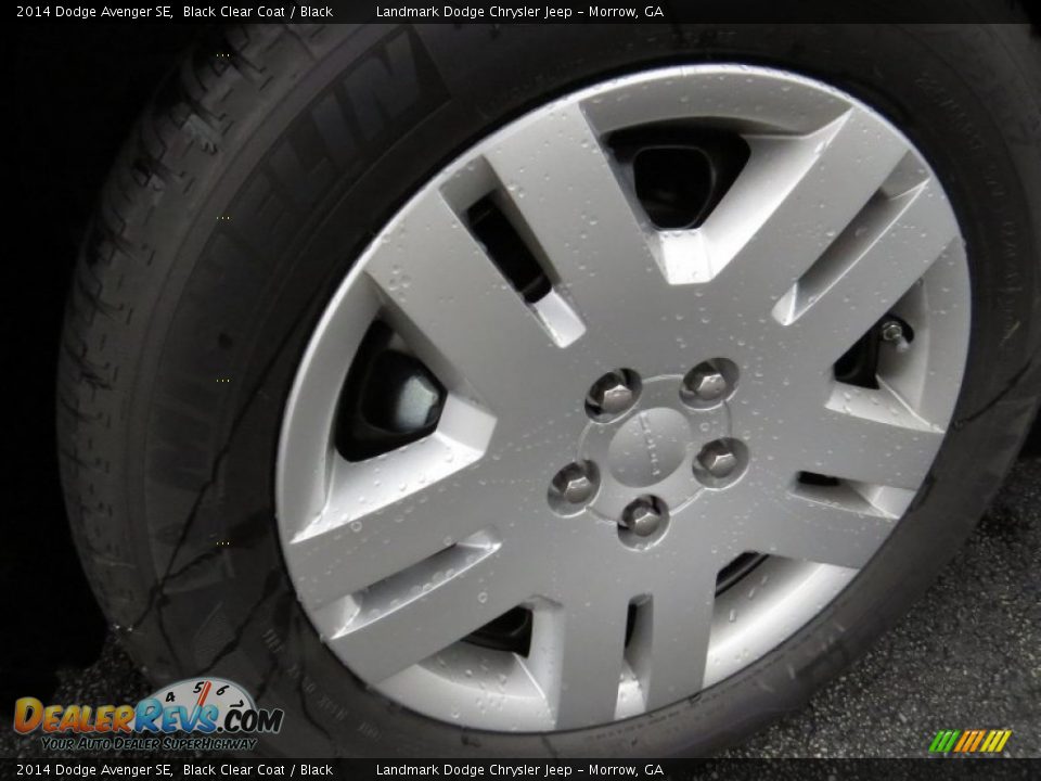 2014 Dodge Avenger SE Black Clear Coat / Black Photo #5