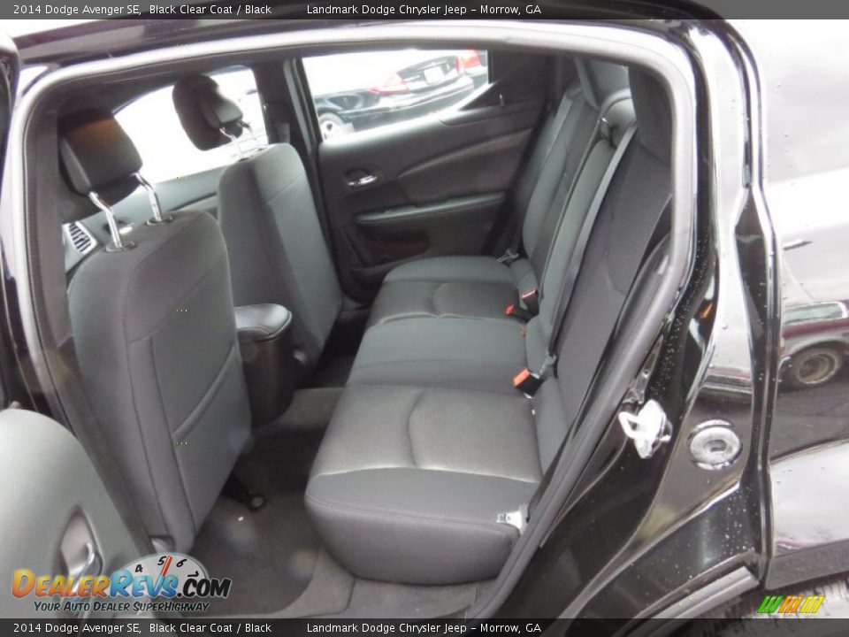 2014 Dodge Avenger SE Black Clear Coat / Black Photo #7