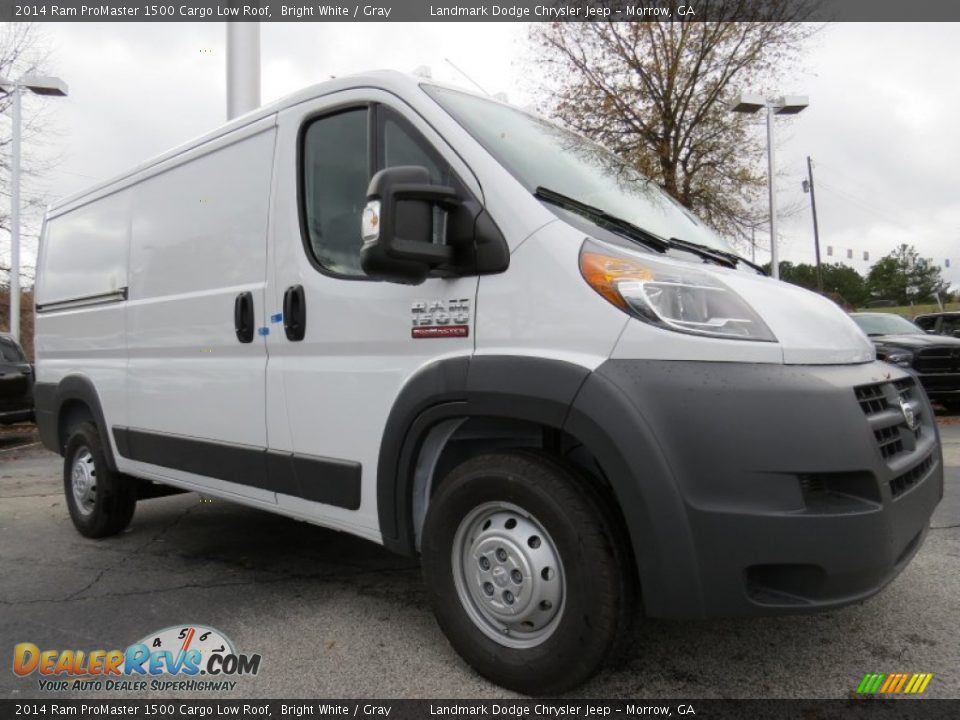 2014 Ram ProMaster 1500 Cargo Low Roof Bright White / Gray Photo #4