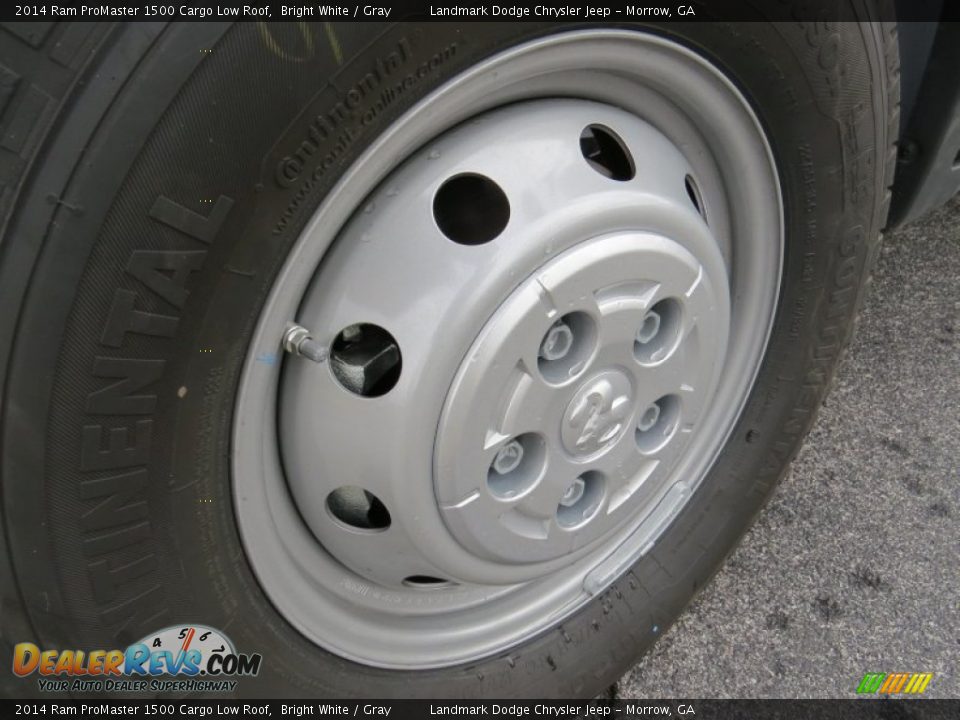 2014 Ram ProMaster 1500 Cargo Low Roof Bright White / Gray Photo #5