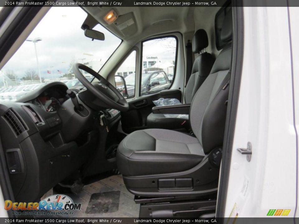 2014 Ram ProMaster 1500 Cargo Low Roof Bright White / Gray Photo #7