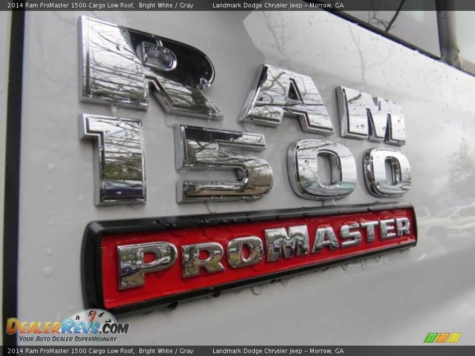 2014 Ram ProMaster 1500 Cargo Low Roof Bright White / Gray Photo #6