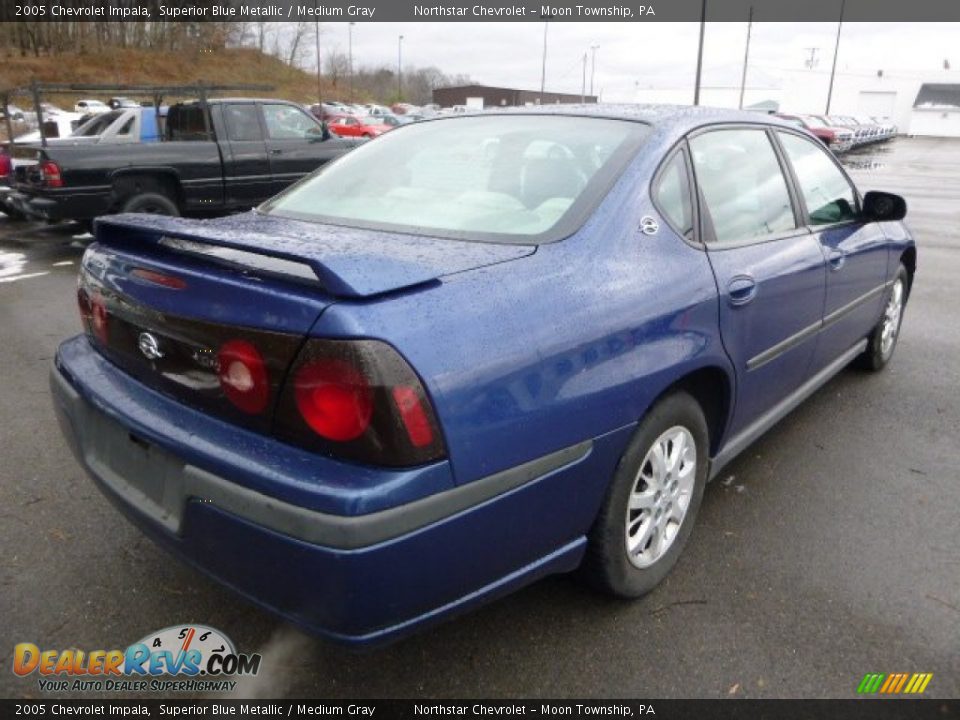 2005 Chevrolet Impala Superior Blue Metallic / Medium Gray Photo #4