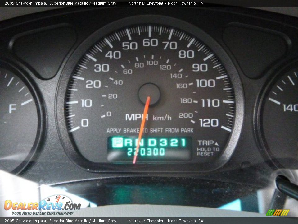 2005 Chevrolet Impala Superior Blue Metallic / Medium Gray Photo #14