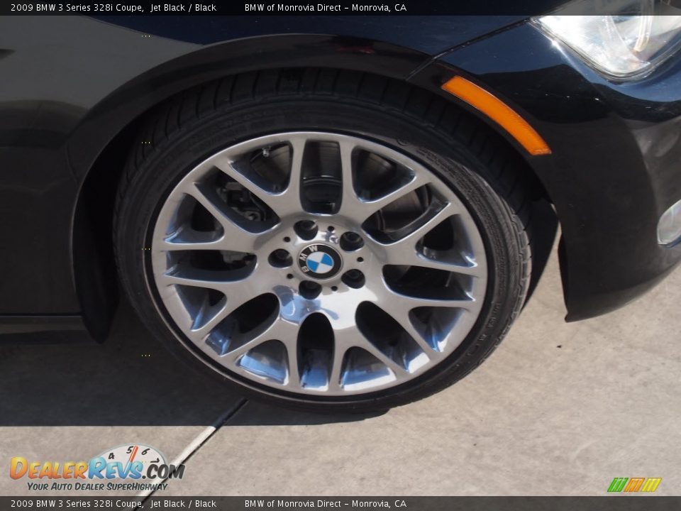 2009 BMW 3 Series 328i Coupe Jet Black / Black Photo #2
