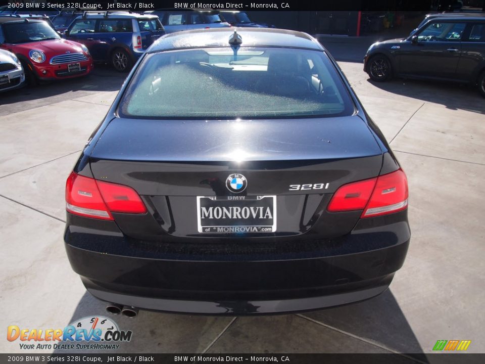 2009 BMW 3 Series 328i Coupe Jet Black / Black Photo #9
