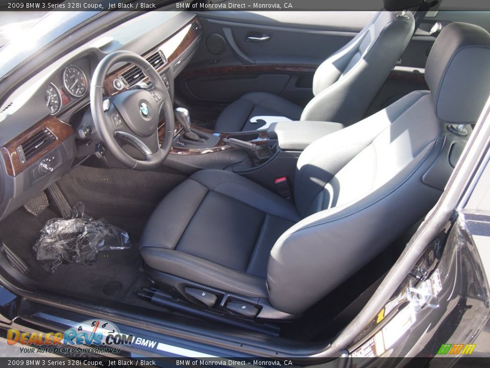 2009 BMW 3 Series 328i Coupe Jet Black / Black Photo #13