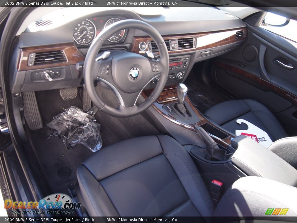 2009 BMW 3 Series 328i Coupe Jet Black / Black Photo #14