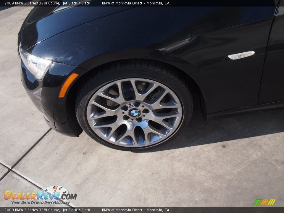 2009 BMW 3 Series 328i Coupe Jet Black / Black Photo #17