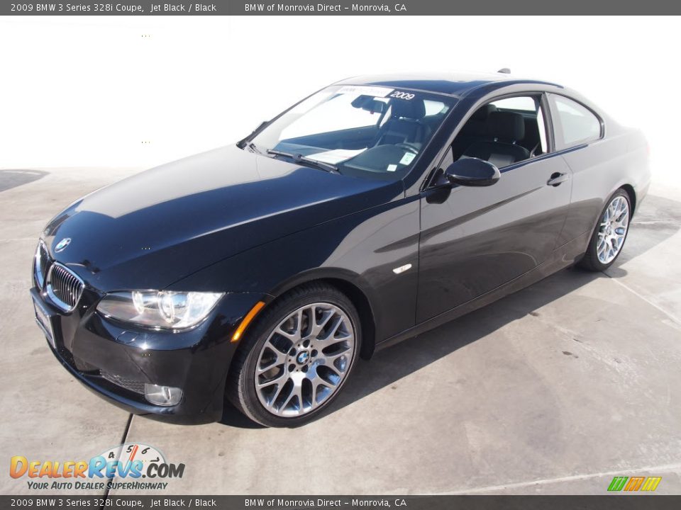 2009 BMW 3 Series 328i Coupe Jet Black / Black Photo #18