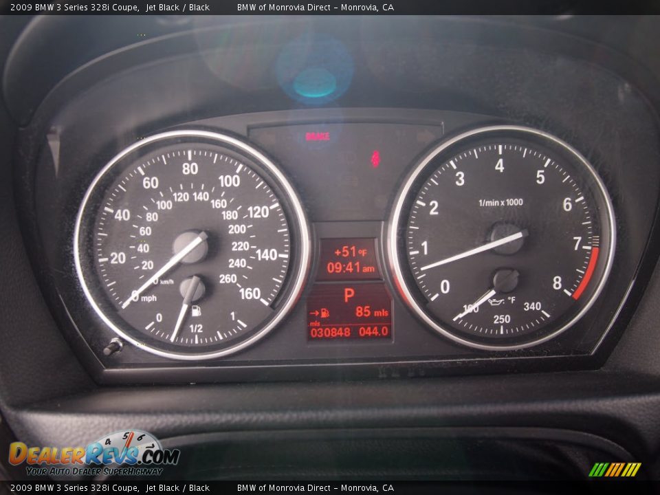 2009 BMW 3 Series 328i Coupe Jet Black / Black Photo #19