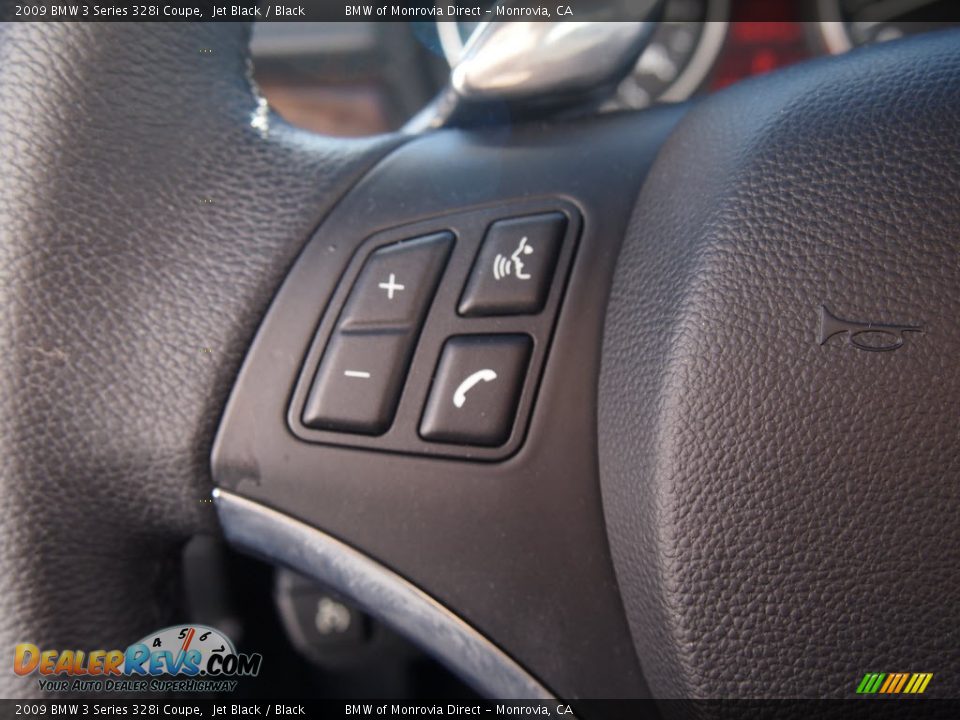 2009 BMW 3 Series 328i Coupe Jet Black / Black Photo #21